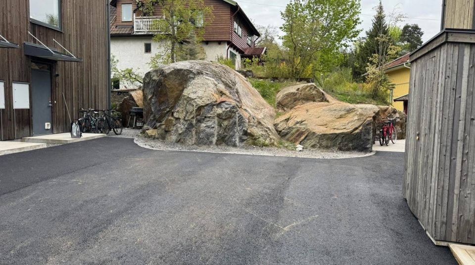 Betong-projekt i Nacka
