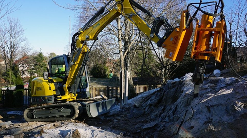 Betong-projekt i Nacka
