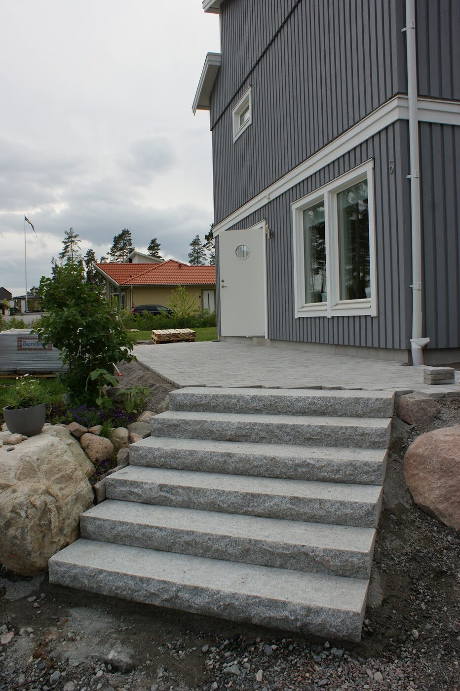 Betong-projekt i Nacka