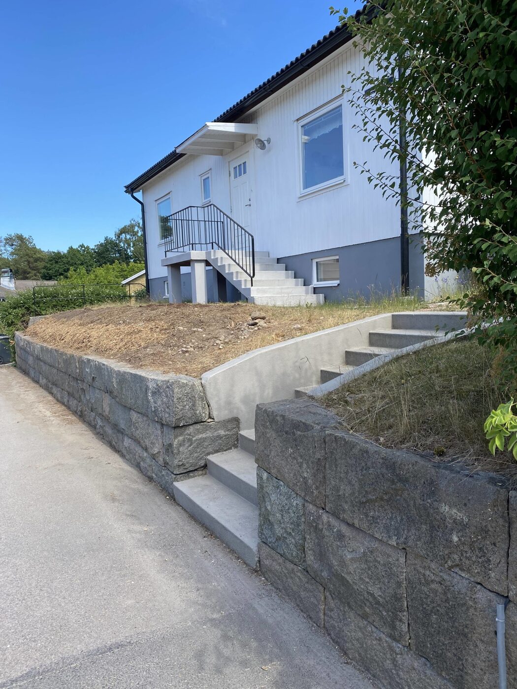 Betong-projekt i Nacka