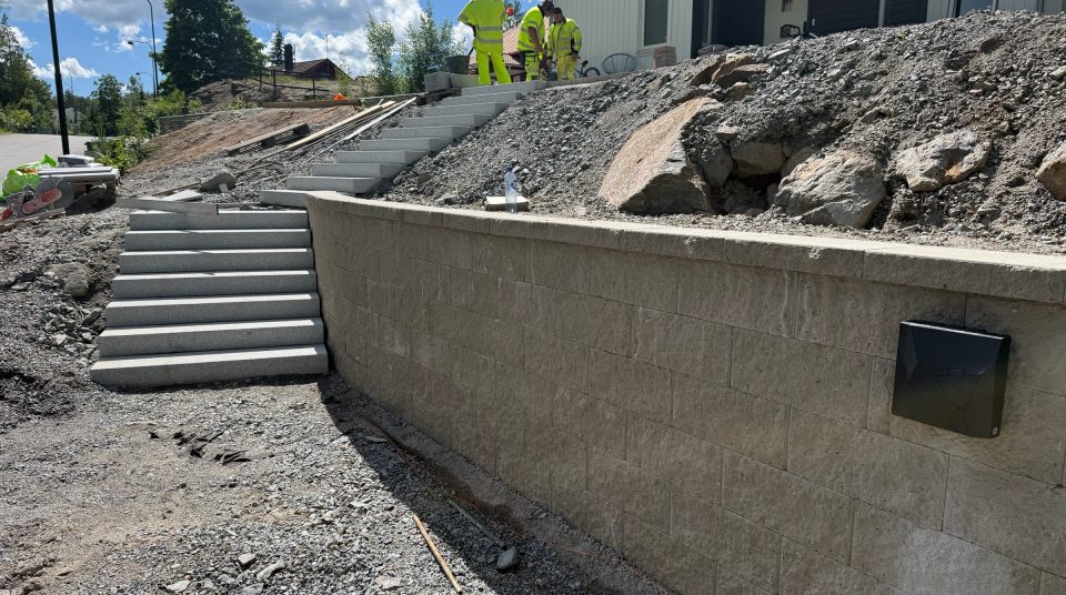 Betong-projekt i Nacka